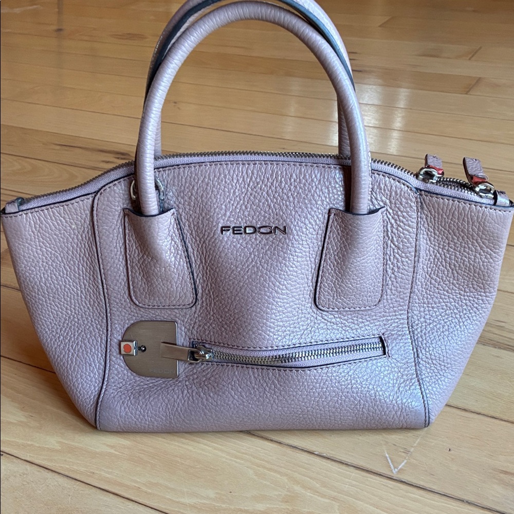 Soft leather satchel